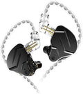 KZ ZSN PRO X Hifi in Ear Monitor, 1BA 1DD Earbud Headphone Dual Driver Drummer Musician Earphone Stereo Headset with Removable C Pin Cable for Church (NO Mic, Dark Black)